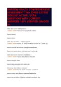 SHADOW HEALTH COMPREHENSIVE ASSESSMENT TINA JONES LATEST 2026&sol;2027 ACTUAL EXAM QUESTIONS WITH CORRECT ANSWERS 100&percnt; VERIFIED GRADED A&plus;