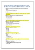 ICC P3 PLUMBING PLANS EXAMINER EXAM 2026 &vert;  REAL TEST QUESTIONS &plus; 100&percnt; CORRECT ANSWER