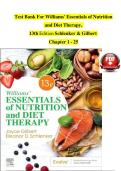 TEST BANK For Williams' Essentials of Nutrition and Diet Therapy&comma; 13th Edition Schlenker & Gilbert&comma; Verified Chapters 1 - 25&comma; Complete Newest Version