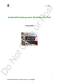 SOLUTION Sustainability Management Simulation Net Zero