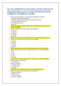 ICC B2 COMMERCIAL BUILDING INSPECTOR EXAM  2026 UPDATED &vert; ACTUAL TEST QUESTIONS WITH  CORRECT ANSWERS A&plus; GUIDE