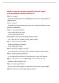 NR 446 Collaborative Health Exam QUESTIONS AND CORRECT  VERIFIED ANSWERS &vert;ALREADY GRADED A&plus;&vert; 