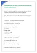 MissouriCB Peer Specialist Test Preparation questions with accurate detailed answers