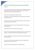 LCSW Law & Ethics Test questions with precise detailed answers