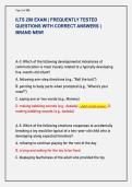 ILTS 290 EXAM &vert; FREQUENTLY TESTED  QUESTIONS WITH CORRECT ANSWERS &vert;  BRAND NEW&excl;