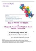 FUR2601&sol;BILL OF RIGHTS HANDBOOK & Chapter 3&period; Fundamental Rights in South Africa&rsquo;s Constitution