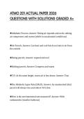 ATMO 201 ACTUAL PAPER 2026  QUESTIONS WITH SOLUTIONS GRADED A&plus;