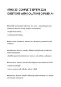 ATMO 201 COMPLETE REVIEW 2026  QUESTIONS WITH SOLUTIONS GRADED A&plus;