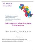 Civil Procedure TextBook&colon; A Practical Guide & Full Exam Pack &lpar;with past papers & answers&rpar;