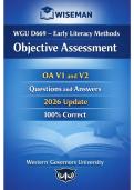 WGU Elementary education Full Solution Pack 2026&period;