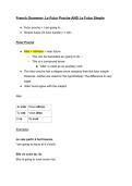 French Grammar- Future Tenses &lpar;A Level&rpar;