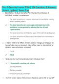 Class D Security License 2026 &vert; 154 Questions & Answers  &vert; Latest Update &vert; Exam Prep