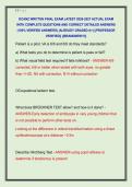 OCANZ WRITTEN FINAL EXAM LATEST 2026-2027 ACTUAL EXAM  WITH COMPLETE QUESTIONS AND CORRECT DETAILED ANSWERS  &lpar;100&percnt; VERIFIED ANSWERS&rpar; &vert;ALREADY GRADED A&plus;&vert; &vert;&vert;PROFESSOR  VERIFIED&vert;&vert; &vert;&vert;BRANDNEW&excl;&excl;&excl;&vert;&vert; 