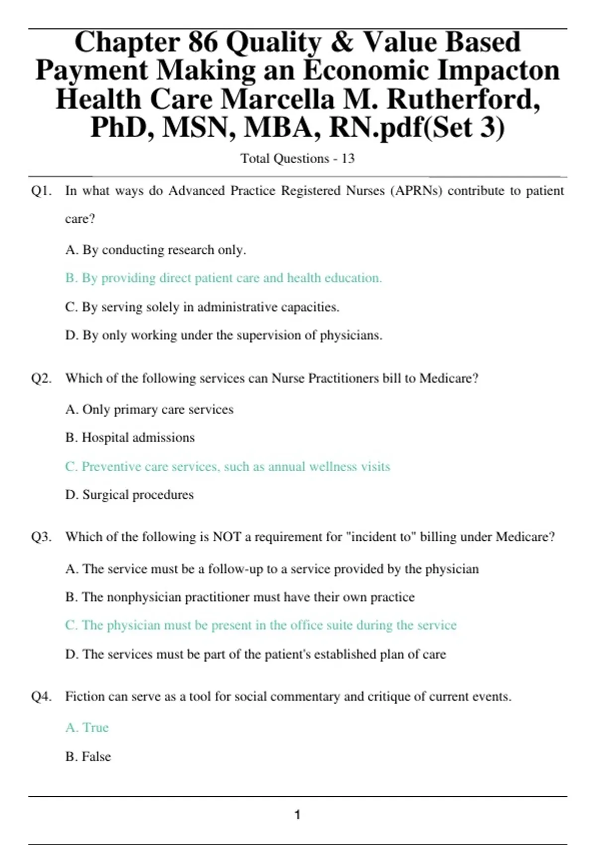 revisiting the eight basic payment methods in health... Chapter 86 Quality & Value Based Payment: Making an Economic Impact on ...