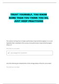 HSV 4800 FINAL EXAM REVIEW QUESTIONS WITH CORRECT ANSWERS