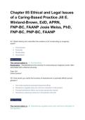 Chapter 85 Ethical and Legal Issues of a Caring-Based Practice &ndash; Jill E&period; &vert; Nursing Test Bank & Study Guide PDF 2026 Update