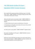 MA 300 Study Outline -1 Exam Questions With Correct Answers 