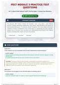 PECT Module 3 Practice Test Questions 55&plus; &lpar;Latest 2026&sol;2027 Edition&rpar; 100&percnt; Verified Q&A &plus; Answer Key Solutions