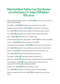 Rhode Island Master Pipefitter Exam &vert; Study Questions and verified Answers &vert; A&plus; Graded &vert; 2026 Updates &vert; 100&percnt; correct