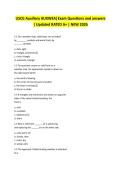 USCG Auxiliary AUXWEA&vert;Exam Questions and answers &vert; Updated RATED A&plus; &vert; NEW 2026