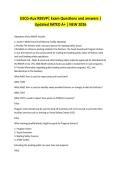 USCG-Aux RBSVP&vert; Exam Questions and answers &vert; Updated RATED A&plus; &vert; NEW 2026 