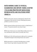 BATES NURSING GUIDE TO PHYSICAL  EXAMINATION AND HISTORY TAKING CHAPTER  1 TO 24 2026 PRACTICE SET MOCK EXAM  REVISION NOTES AND SOLUTIONS EXPERT  GRADE A&plus;