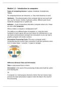 CAT term 1 study notes for test