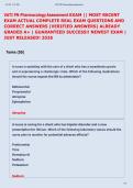 VATI PN Pharmacology Assessment EXAM &vert;&vert; MOST RECENT  EXAM ACTUAL COMPLETE REAL EXAM QUESTIONS AND  CORRECT ANSWERS &lpar;VERIFIED ANSWERS&rpar; ALREADY  GRADED A&plus; &vert; GUARANTEED SUCCESS&excl;&excl; NEWEST EXAM &vert;  JUST RELEASED&excl; 2026