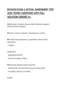 BCH5413 EXAM 3 ACTUAL ASSESSMENT TEST  2026 TESTED QUESTIONS WITH FULL  SOLUTION GRADED A&plus;