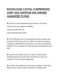 BCH5413 EXAM 3 ACTUAL COMPREHENSIVE  SCRIPT 2026 QUESTIONS AND ANSWERS  GUARANTEED TO PASS