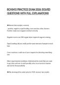 BCH5413 PRACTICE EXAM 2026 SOLVED  QUESTIONS WITH FULL EXPLANATIONS