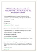 VATI &sol;Virtual ATI predictor Green Light Exam  COMPLETED VATI Greenlight STUDY SET 2025-2026  Already Graded A&plus; NEW&excl;&excl;&excl; 