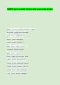 HESI&sol; west coast university entrance exam