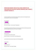IBHRE EXAM NEWEST 2026 ACTUAL EXAM COMPLETE 425  QUESTIONS WITH DETAILED VERIFIED ANSWERS &lpar;100&percnt; CORRECT&rpar;  &sol;ALREADY GRADED A&plus;