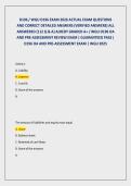 D196 &sol; WGU D196 EXAM 2026 ACTUAL EXAM QUESTIONS  AND CORRECT DETAILED ANSWERS &lpar;VERIFIED ANSWERS&rpar; ALL  ANSWERED &lbrace;112 Q & A&rcub; ALREDY GRADED A&plus; &sol; WGU D196 OA  AND PRE-ASSESSMENT REVIEW EXAM &vert; GUARANTEED PASS &vert;  D196 OA AND PRE-ASSESSMENT EXAM &vert; WGU 2025