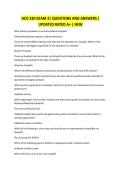 HCD 330 EXAM 3&vert; QUESTIONS AND ANSWERS &vert; UPDATED RATED A&plus; &vert; NEW