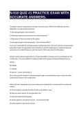 N-510 QUIZ &num;1 PRACTICE EXAM WITH ACCURATE ANSWERS&period;
