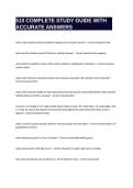510 COMPLETE STUDY GUIDE WITH ACCURATE ANSWERS