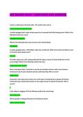 ASE BRAKES EXAM 1 QUESTIONS AND ANSWERS 