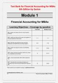 Test Bank for Financial Accounting for MBAs 8th Edition by Easton