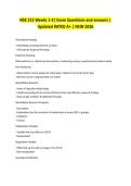 NSE 212 Weeks 1-3&vert; Exam Questions and answers &vert; Updated RATED A&plus; &vert; NEW 2026