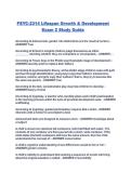 PSYC-2314 Lifespan Growth & Development Exam 2 Study Guide