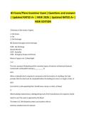 B3 Exam&sol;Plans Examiner Exam&vert; Questions and answers &vert; Updated RATED A&plus; &vert; NEW 2026 &vert; Updated RATED A&plus; &vert; NEW EDITION