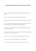 Telecomm and Wireless Communications - D413 WGU Questions And Answers 2025&sol;2026