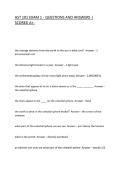 AST 101 EXAM 1 - QUESTIONS AND ANSWERS &vert; SCORED A&plus;&period;