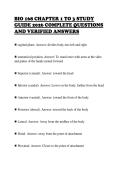 BIO 168 CHAPTER 1 TO 3 STUDY  GUIDE 2026 COMPLETE QUESTIONS  AND VERIFIED ANSWERS 