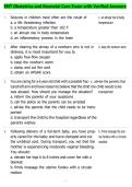 EMT Obstetrics and Neonatal Care Exam with Verified Answers