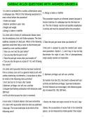 CARDIAC NCLEX QUESTIONS WITH ANSWERS GRADED A