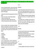 Health Assessment ATI Exam 1 Test Questions with Answers Graded A&plus;