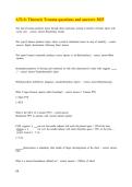 ATLS Thoracic Trauma Questions and Answers 2026 &vert; Advanced Trauma Life Support Chest Injury Study Guide &vert; Verified Q&A Pack